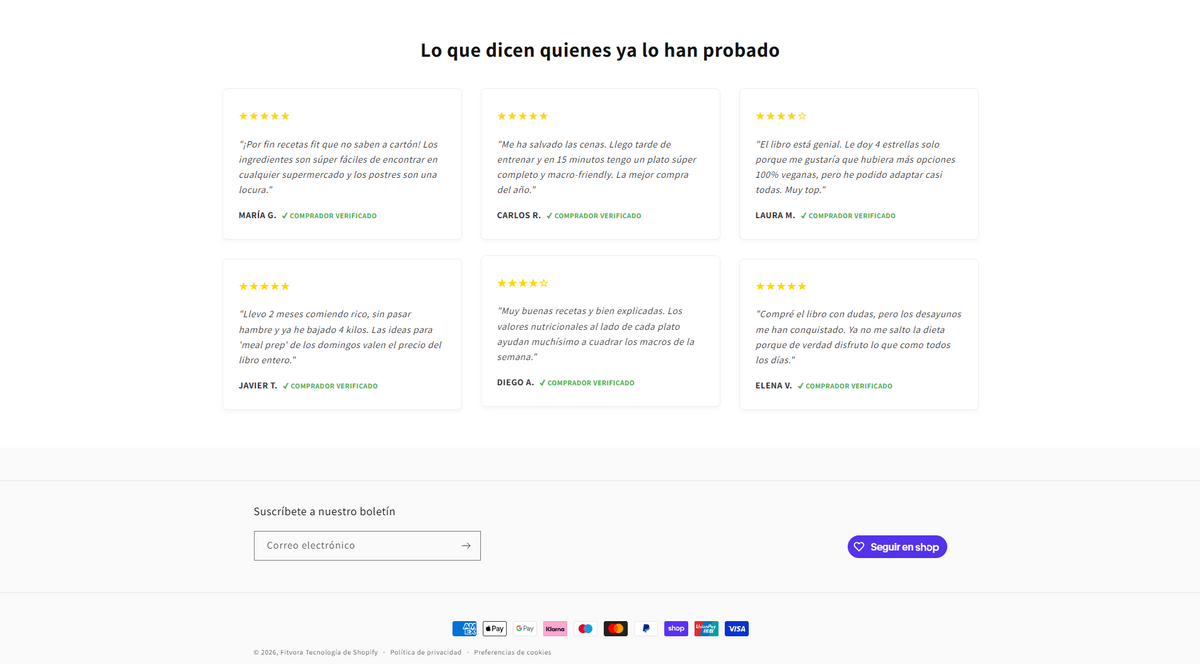 Web lista para usar